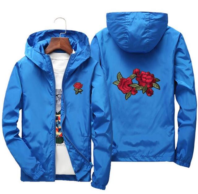 Rose Jacket Windbreaker Men And Women