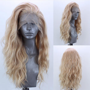 Synthetic Fiber Lace Front Wig