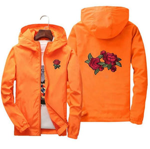 Rose Jacket Windbreaker Men And Women