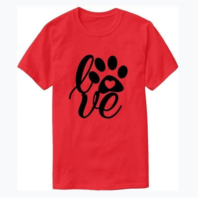 Love Paw T-Shirt Tee Women funny graphic tshirt tumblr aesthetic clothes graphic camisetas art girls tees t shirts street style