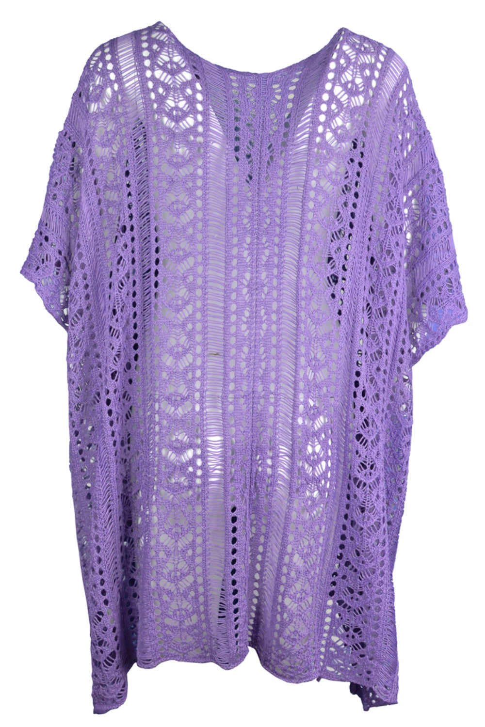 Cutout V-Neck Cover-Up with Tassel