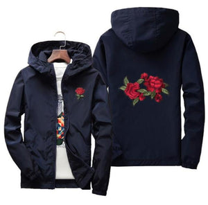 Rose Jacket Windbreaker Men And Women