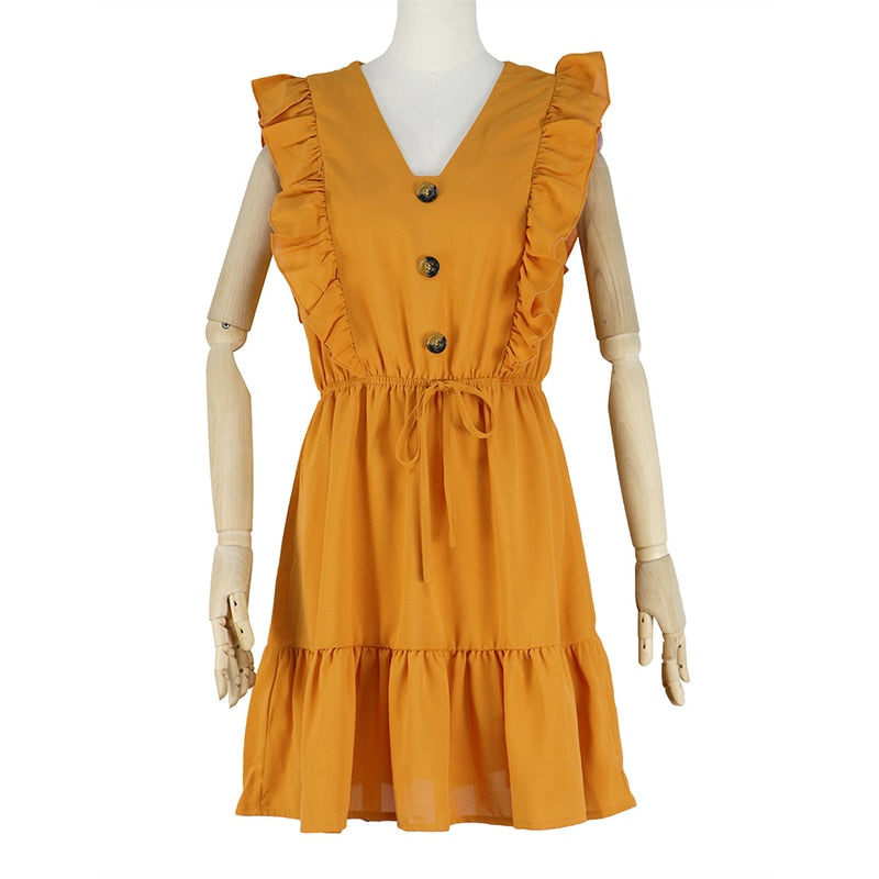 Ruffle Tunic Summer Dress