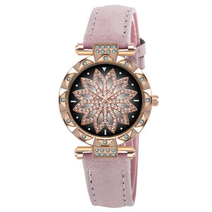 Romantic Starry Sky Wrist Watch & Bracelet Set