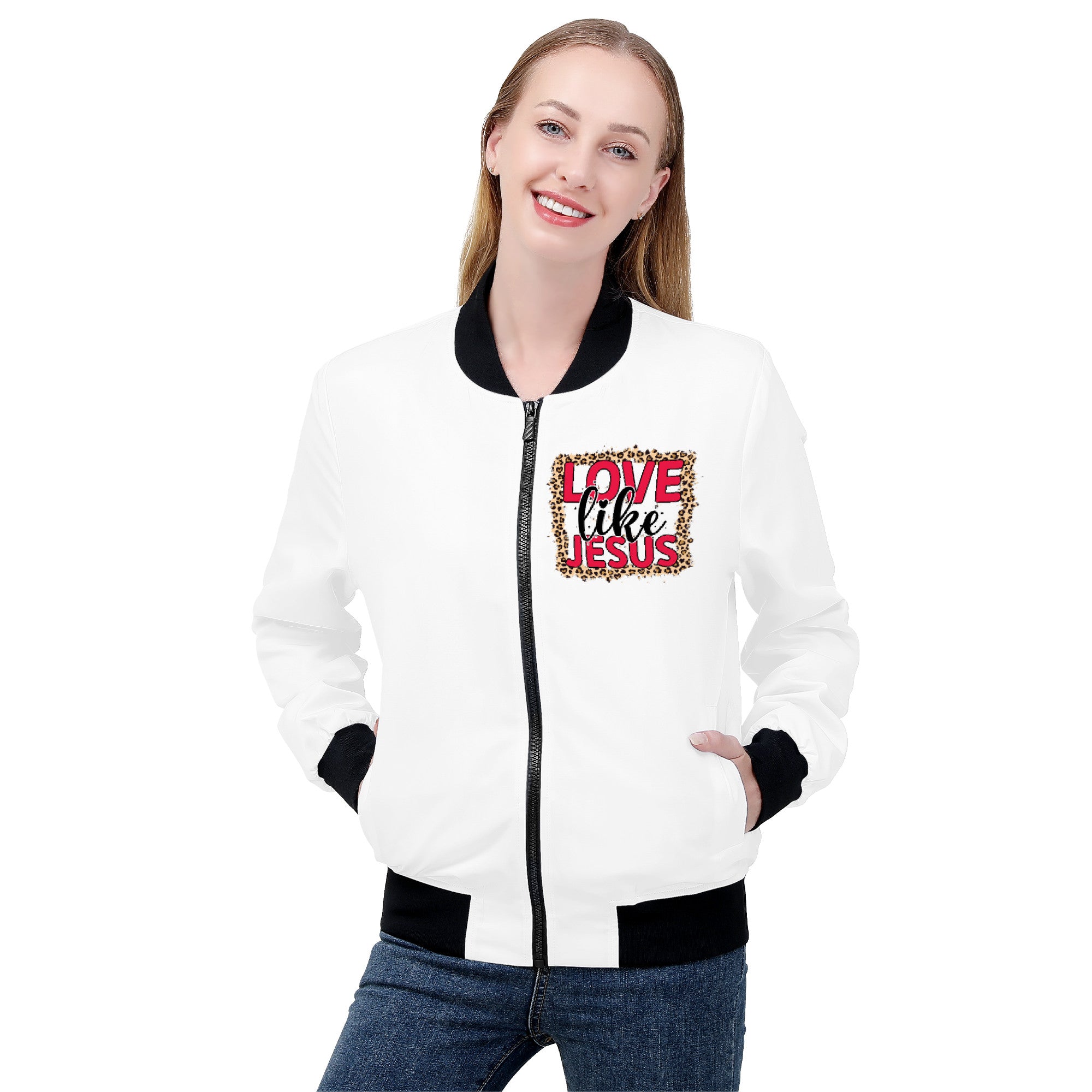 Love Like Jesus Women's Bomber Jacket