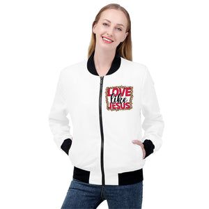 Love Like Jesus Women's Bomber Jacket