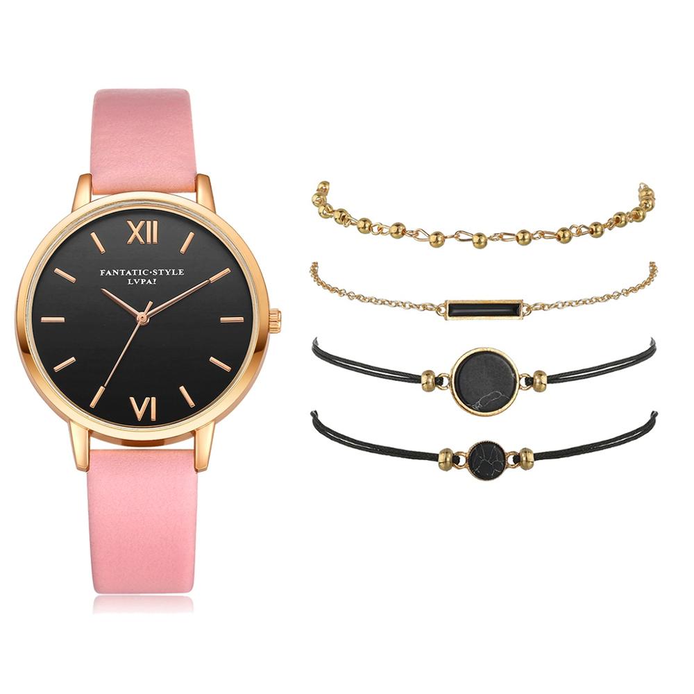 Watch Set Women 5pcs