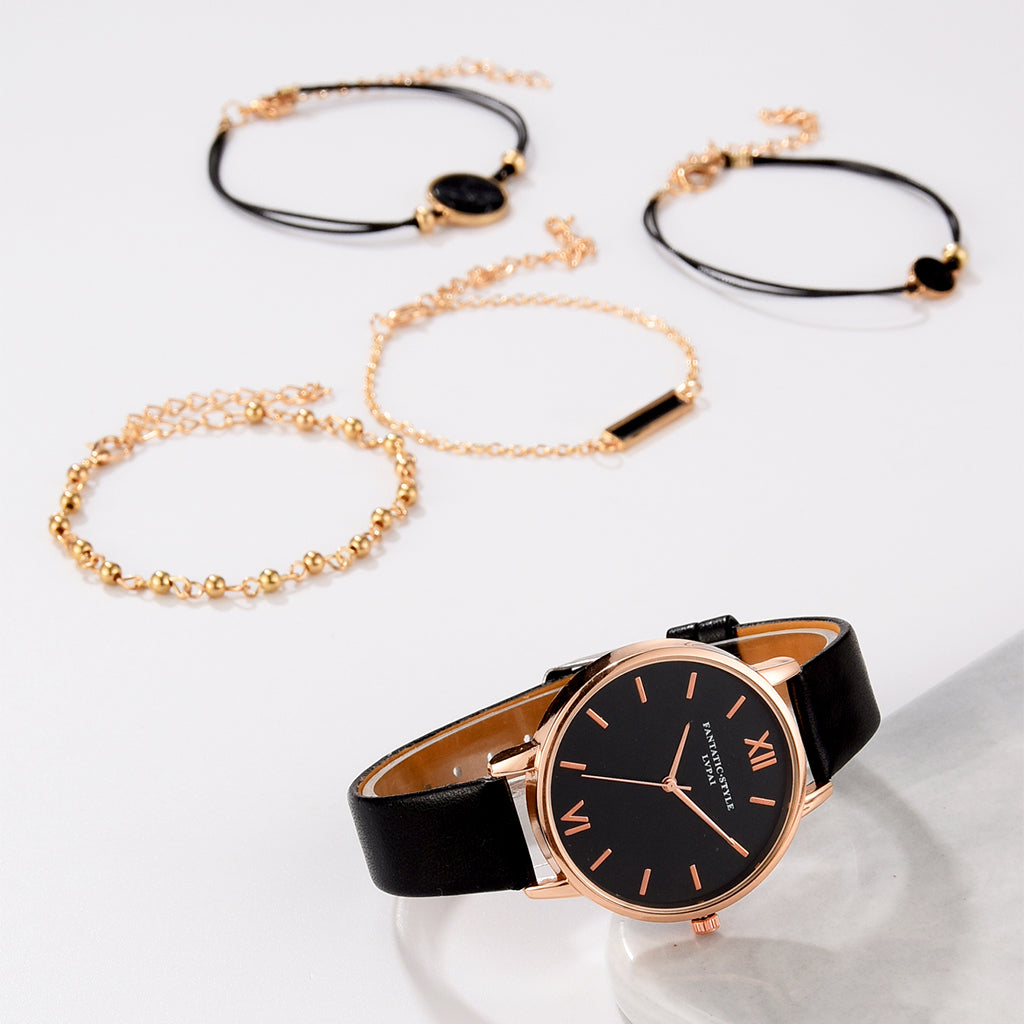 Watch Set Women 5pcs