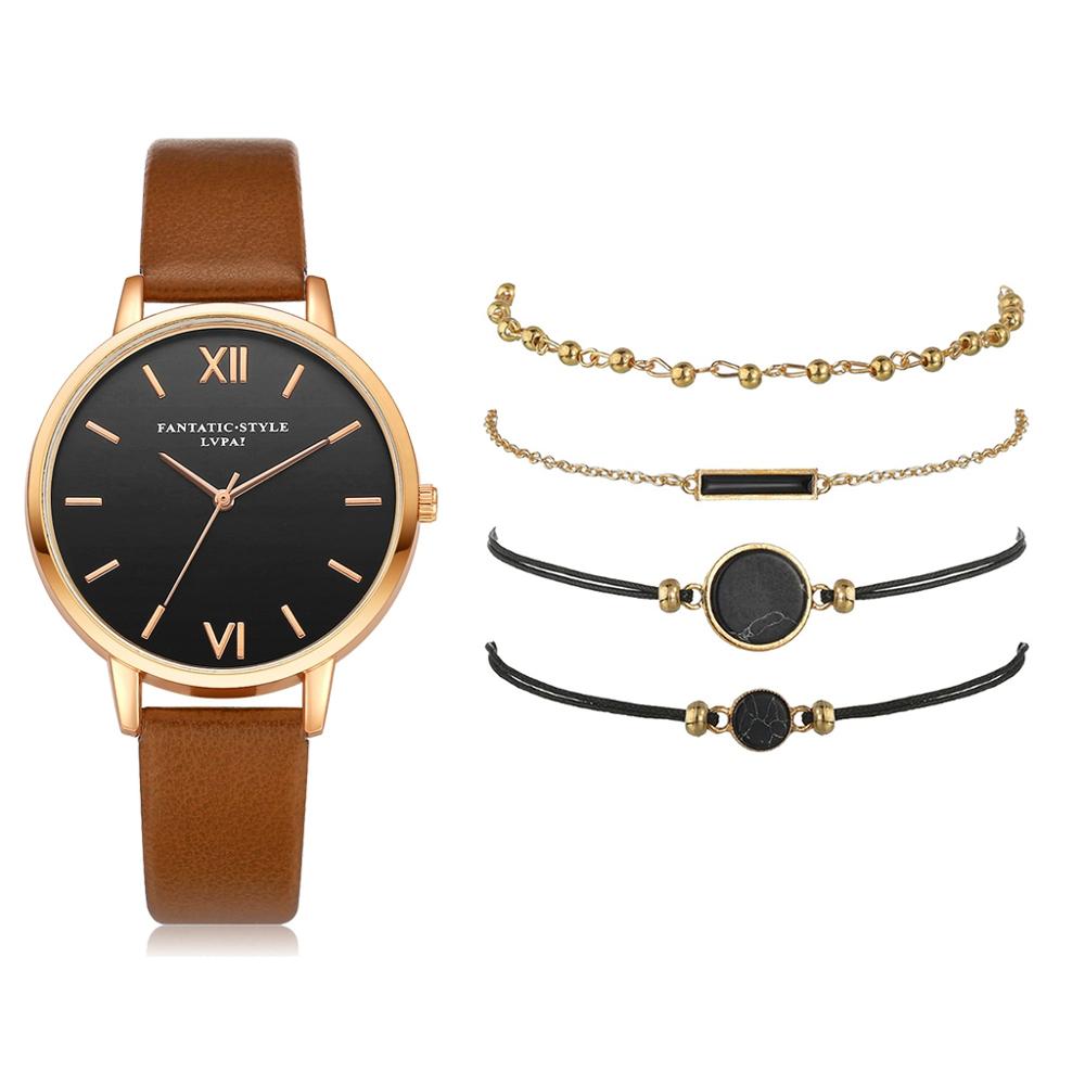 Watch Set Women 5pcs