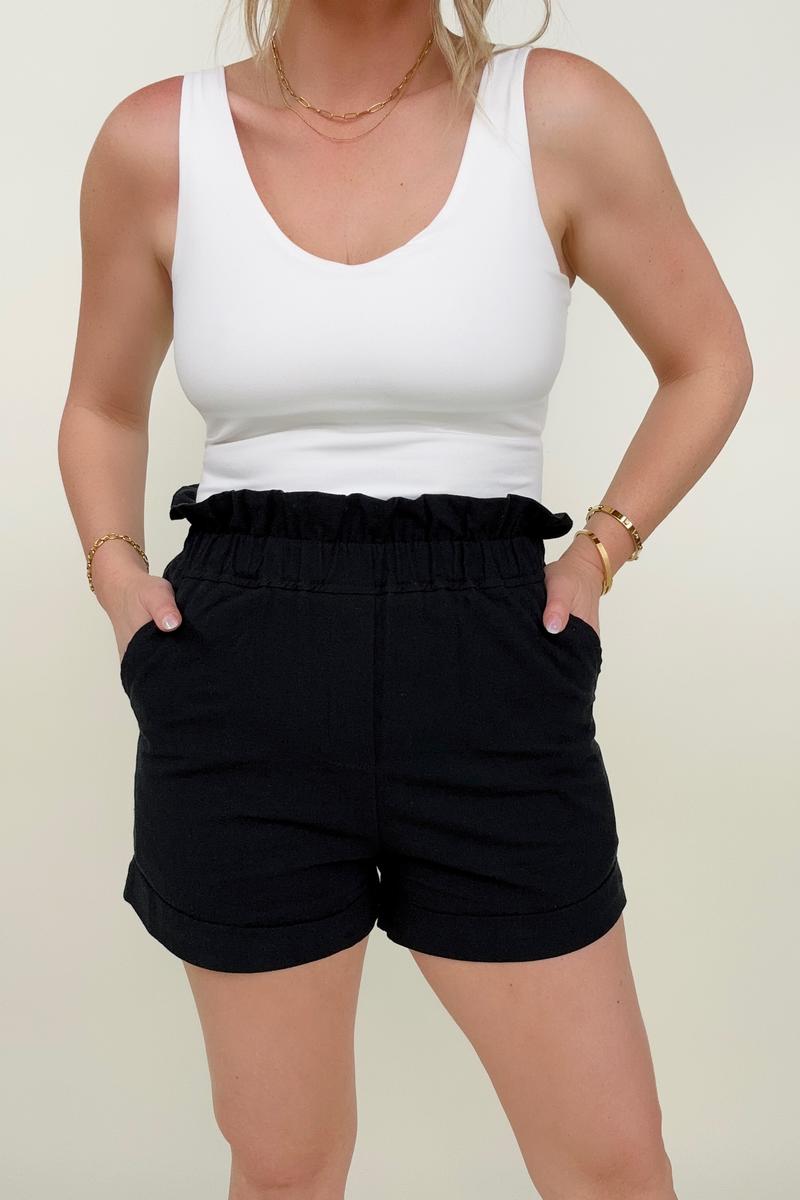 Knot Front Cropped Top and Shorts Set