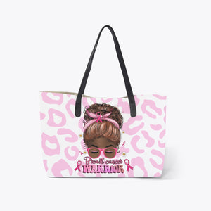 Breast Cancer Warrior Shopping Tote Bag