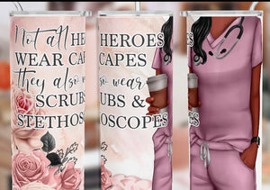 Pink Nurse Tumbler