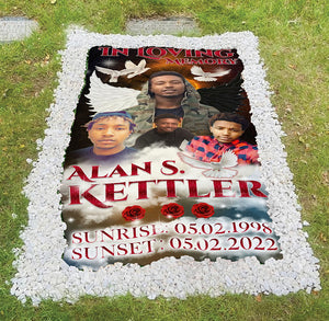 Custom Grave Blankets