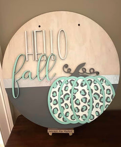 Hello Fall Door Hanger