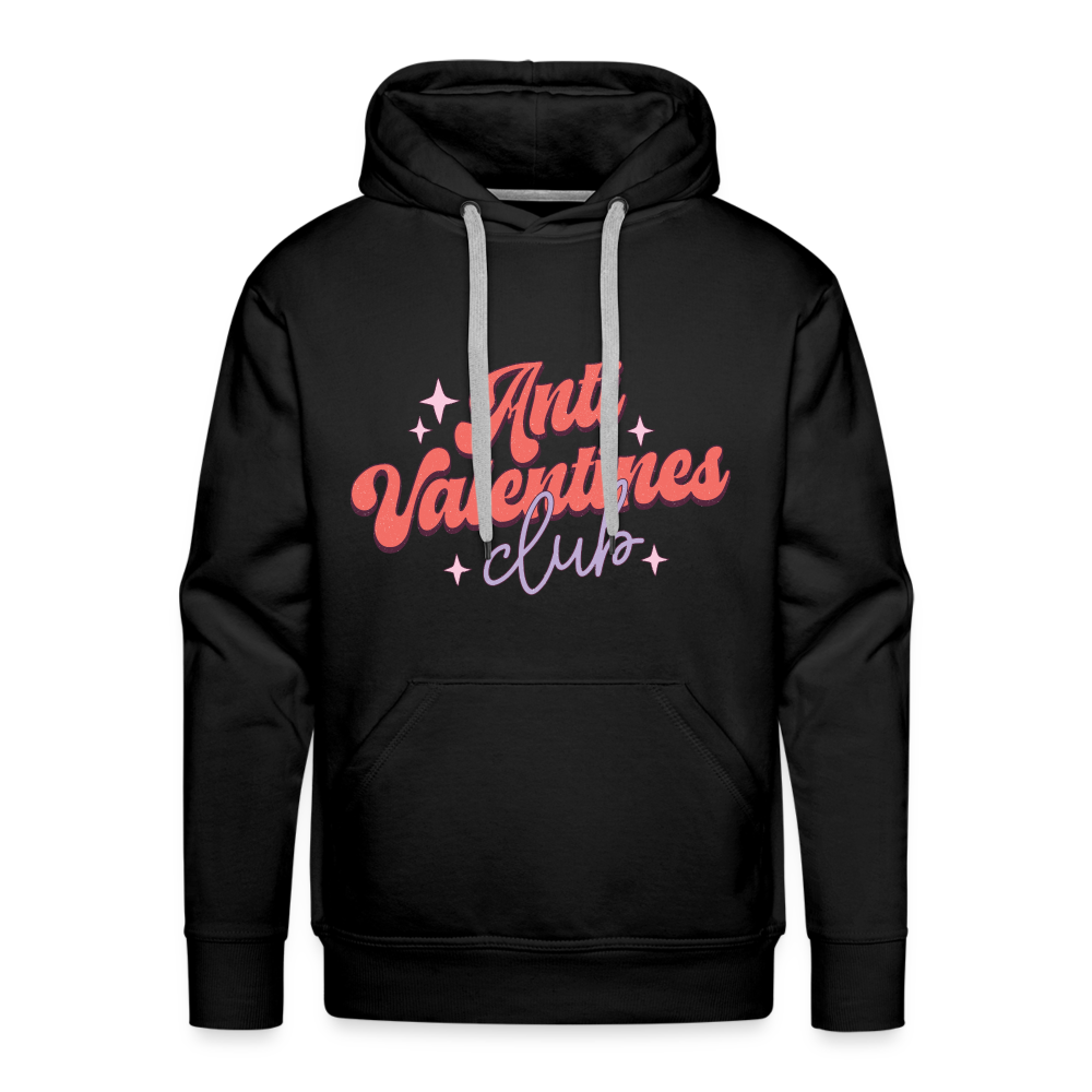 Anti Valentines Club Hoodie - black