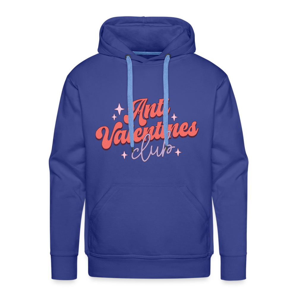 Anti Valentines Club Hoodie - royal blue