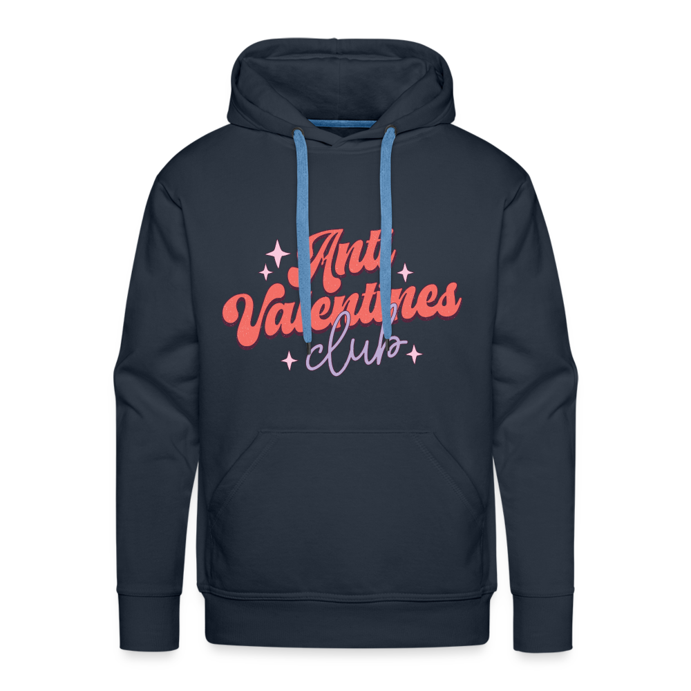 Anti Valentines Club Hoodie - navy
