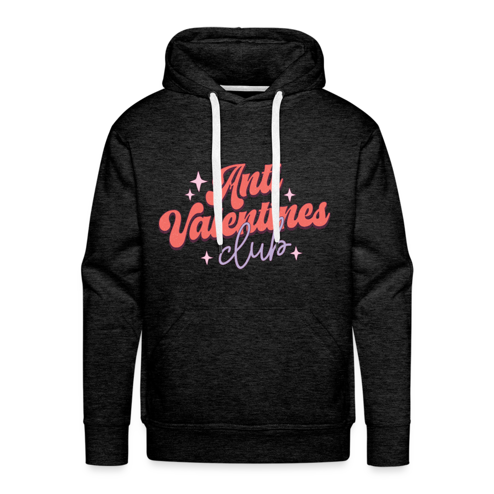 Anti Valentines Club Hoodie - charcoal grey