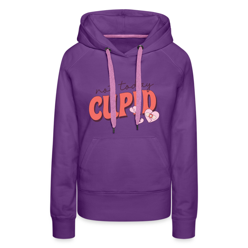 Not today Cupid Premium Hoodie - purple