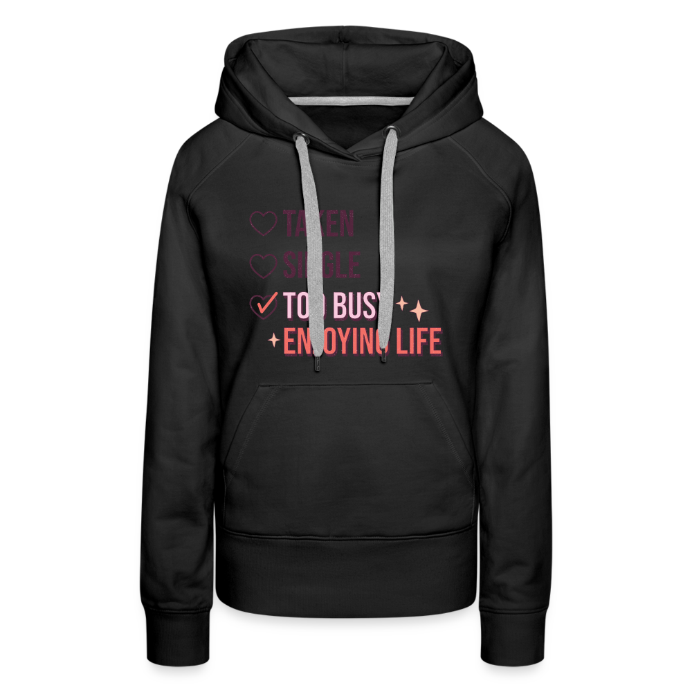 Enjoying Live Women’s Premium Hoodie - black